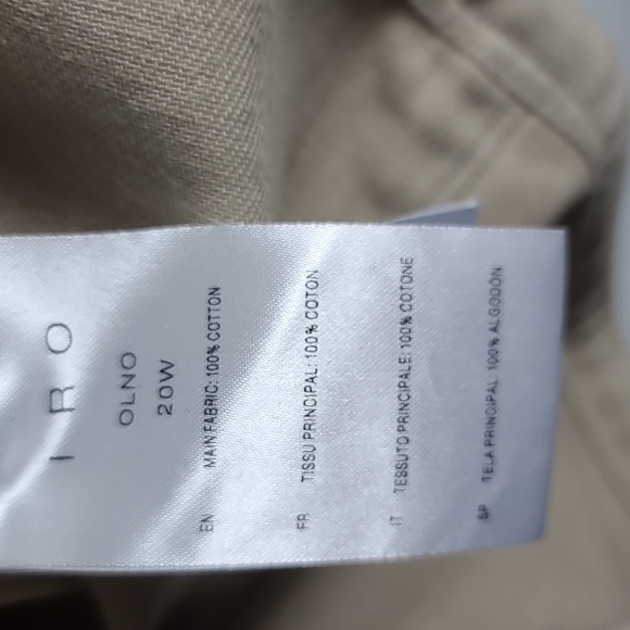 IRO Olno Pull-On 100% Cotton Twill Fabric Romper in Beige Size 36 US 4 - Picture 4 of 16